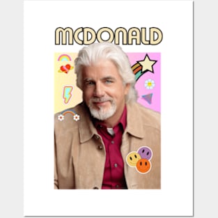 Michael McDonald  quotes art 90s style retro vintage 80s Posters and Art